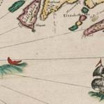A detail from John Seller?s ?A Mapp of New England? (1675).